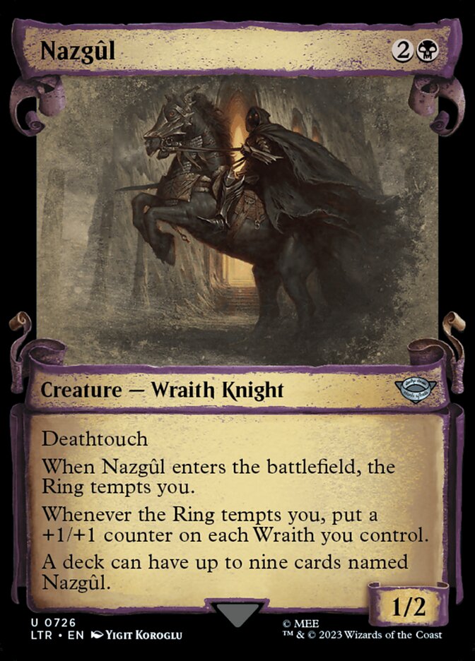 Nazgul (0726) - Foil - Showcase Scrolls