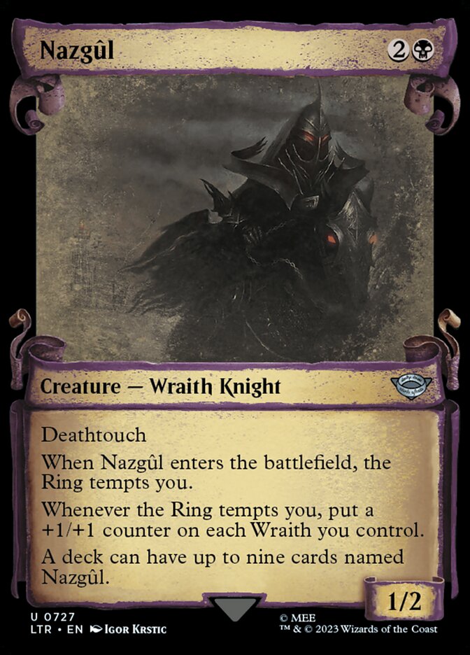 Nazgul (0727) - Foil - Showcase Scrolls