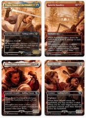 The Scouring of the Shire Scene (Set of 4) - Foil