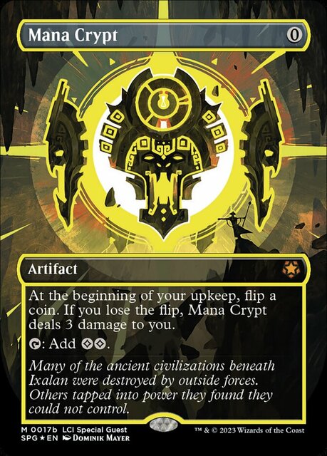 Mana Crypt (017b) - Foil - Borderless