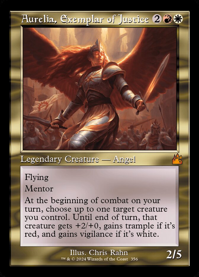 Aurelia, Exemplar of Justice - Retro Frame