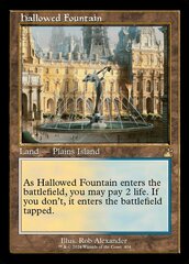 Hallowed Fountain - Foil - Retro Frame