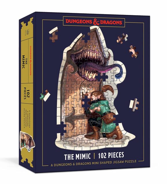 Dungeons & Dragons Mini Shaped Jigsaw Puzzle: The Mimic