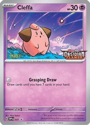 Cleffa - SVP037 - (Staff) Prerelease Promo