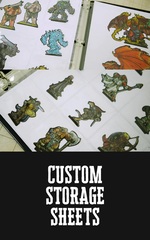 GTG Minis Custom Storage Sheets