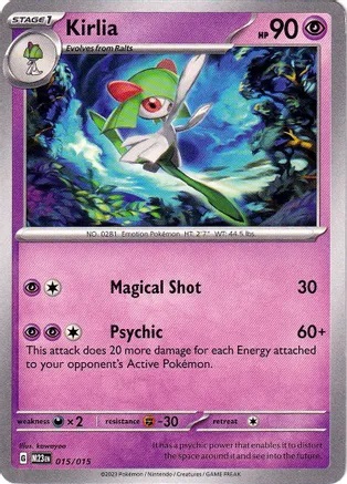 Kirlia - 015/015 - McDonalds Promos 2023