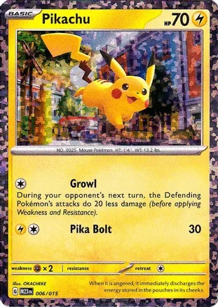 Pikachu - 006/015 - McDonalds Promos 2023