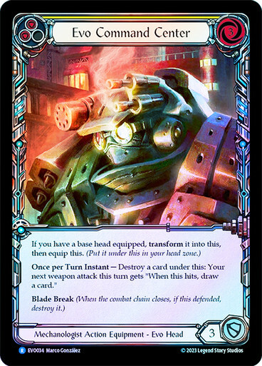 Evo Command Center - Cold Foil