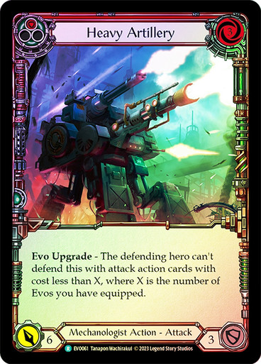 Heavy Artillery (Red) - Rainbow Foil