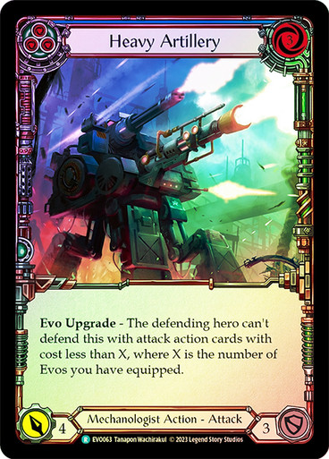 Heavy Artillery (Blue) - Rainbow Foil