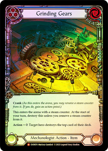 Grinding Gears - Rainbow Foil