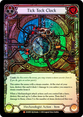 Tick Tock Clock - Rainbow Foil