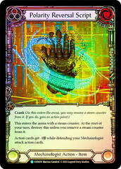 Polarity Reversal Script - Rainbow Foil