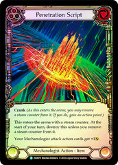 Penetration Script - Rainbow Foil