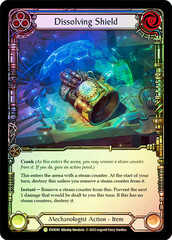 Dissolving Shield (Blue) - Rainbow Foil