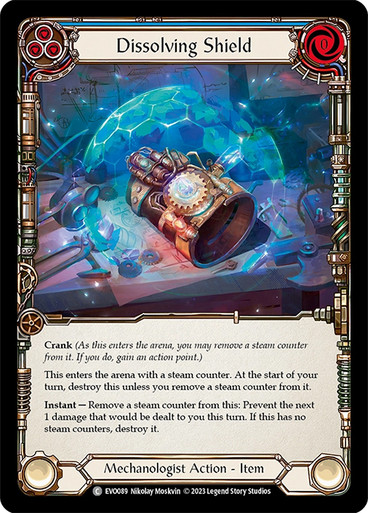 Dissolving Shield (Blue)