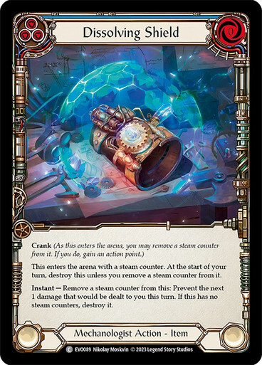 Dissolving Shield (Blue)