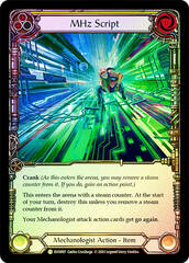 MHz Script - Rainbow Foil