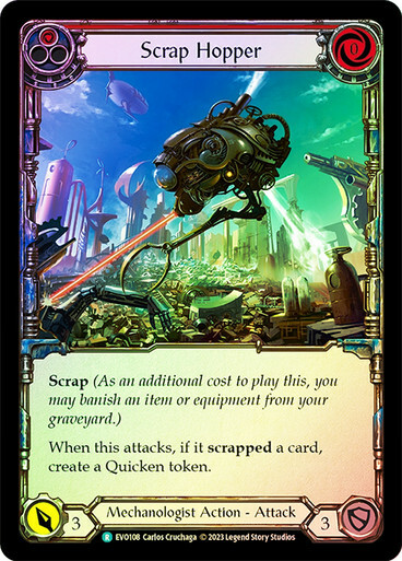 Scrap Hopper (Red) - Rainbow Foil