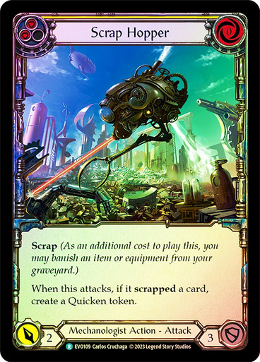 Scrap Hopper (Yellow) - Rainbow Foil