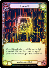 Firewall (Blue) - Rainbow Foil