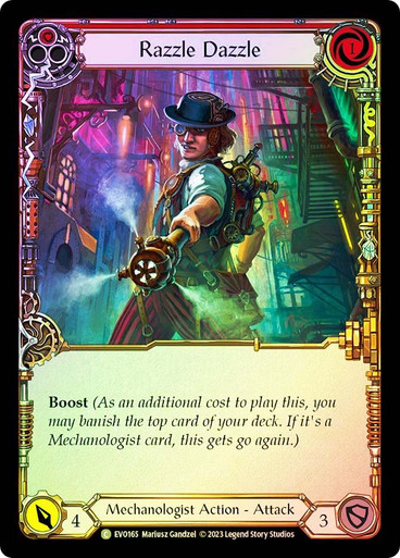 Razzle Dazzle (Red) - Rainbow Foil