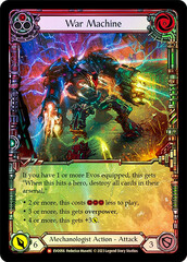 War Machine - Rainbow Foil - Extended Art