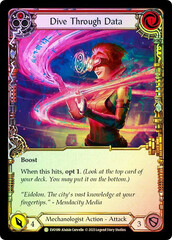 Dive Through Data (Red) - Rainbow Foil