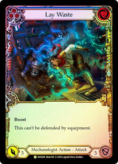 Lay Waste (Blue) - Rainbow Foil