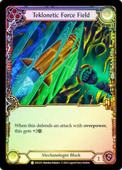 Teklonetic Force Field (Blue) - Rainbow Foil