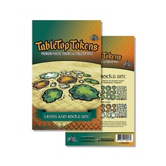 Tabletop Tokens Trees And Rocks Set