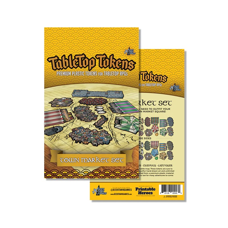 Tabletop Tokens Town Market Set