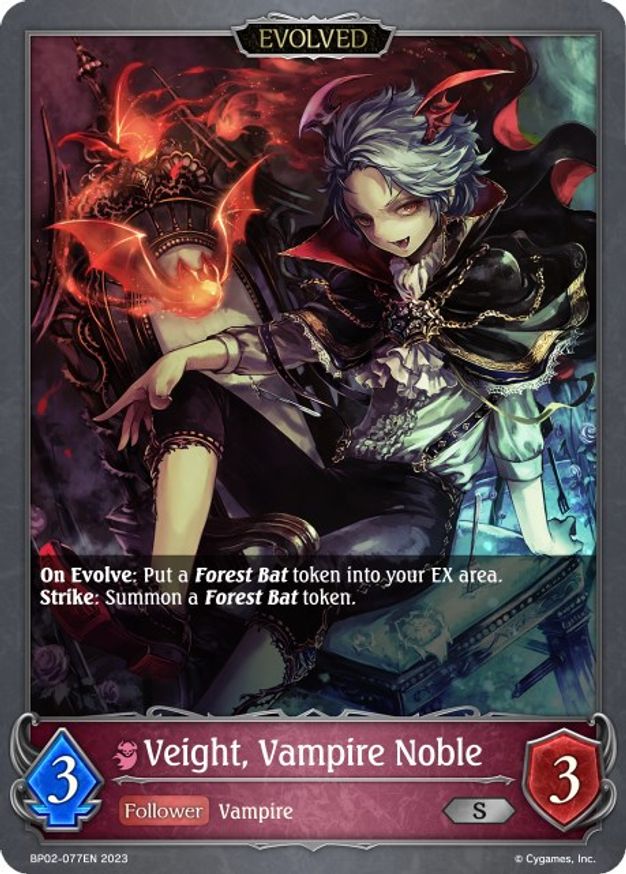 Veight, Vampire Noble (Evolved) - BP02-077EN - S