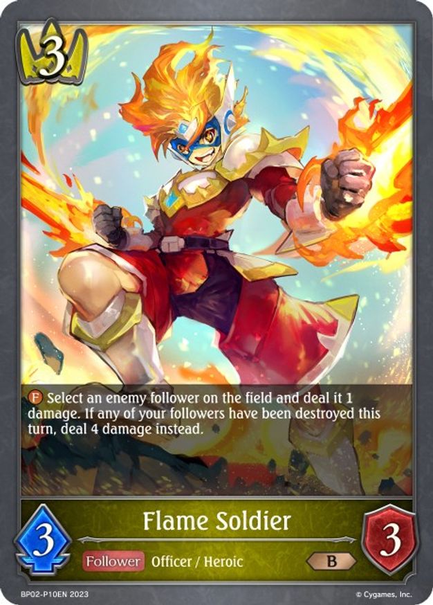 Flame Soldier - BP02-P10EN - P - Foil
