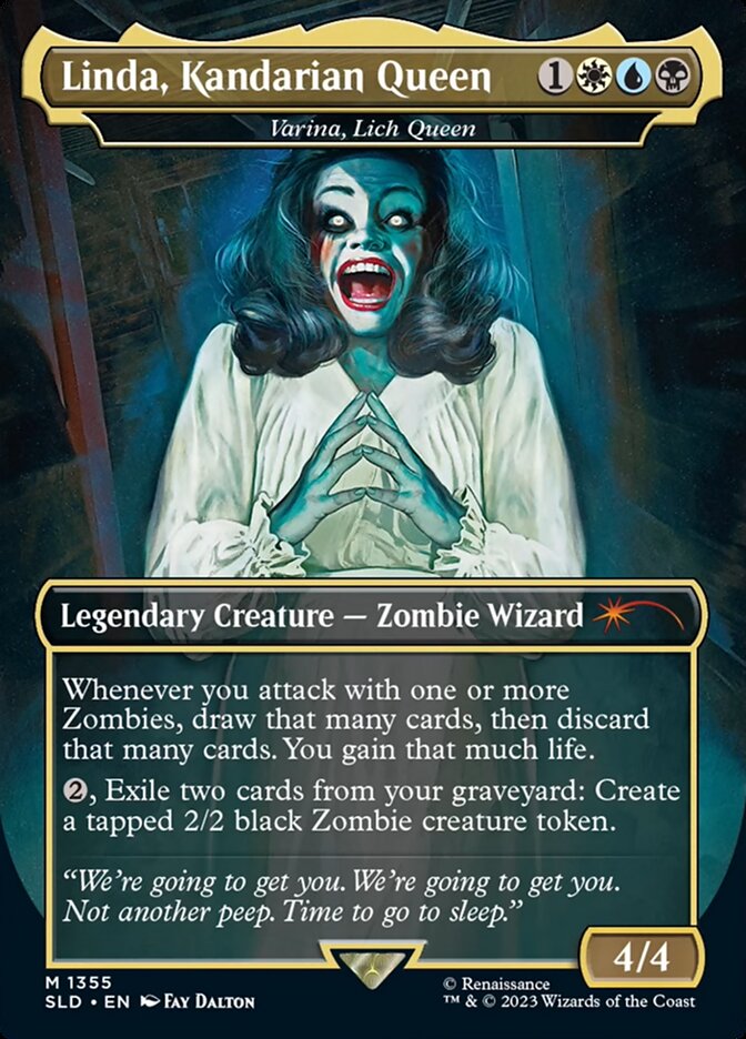 Linda, Kandarian Queen - Varina, Lich Queen - Foil