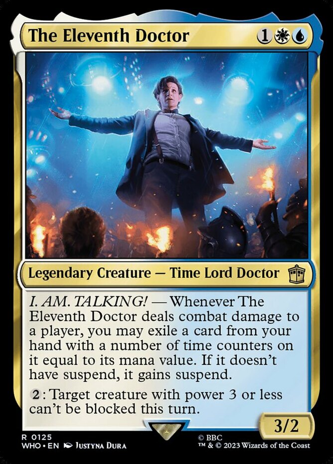 1x The Eleventh Doctor - Foil - Doctor Who - Near Mint, English