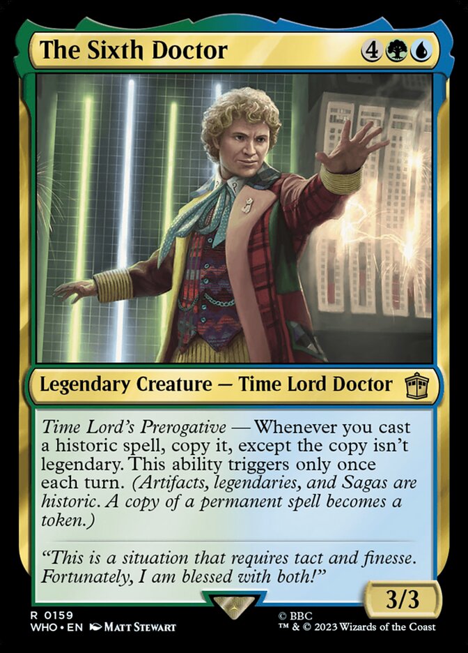 The Sixth Doctor - Foil