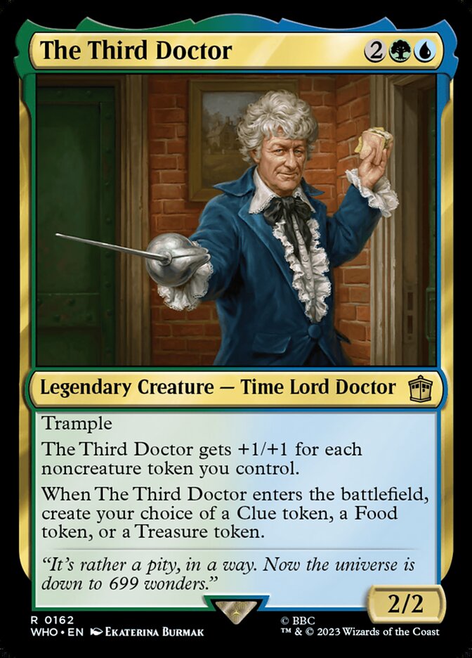 The Third Doctor - Foil