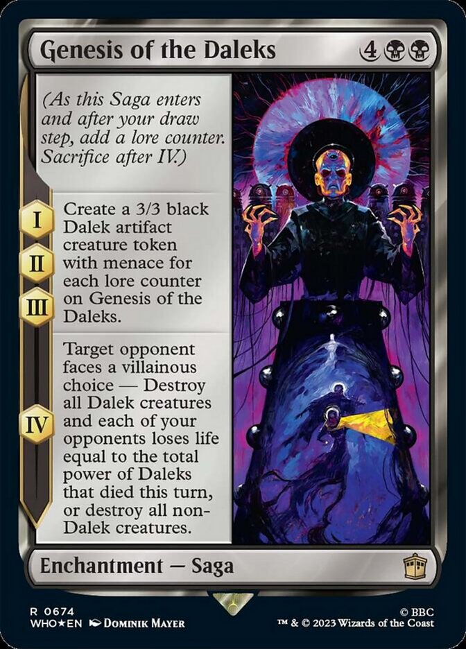 Genesis of the Daleks - Surge Foil