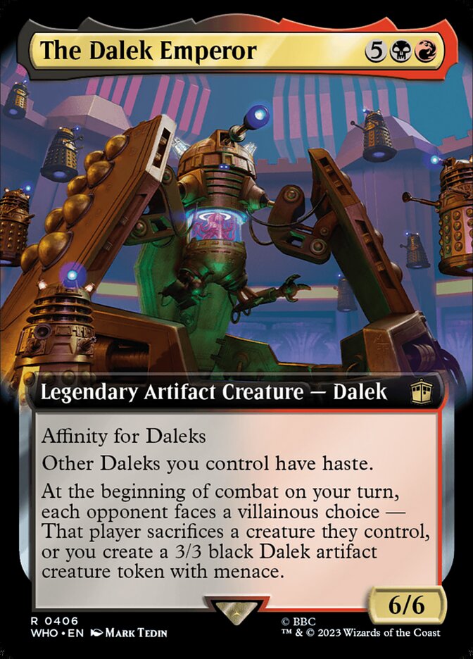 The Dalek Emperor - Foil - Extended Art