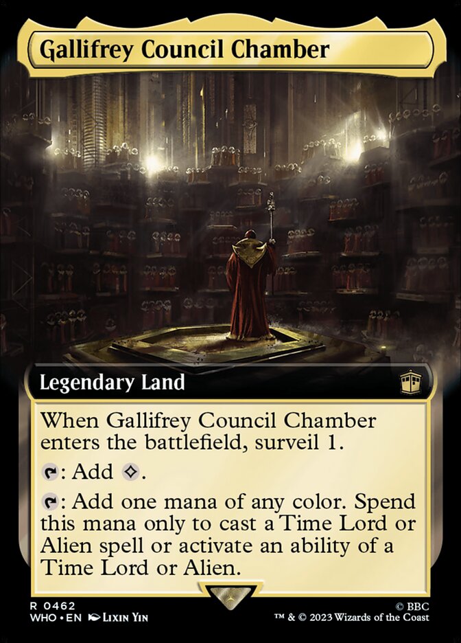 Gallifrey Council Chamber - Extended Art