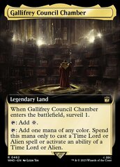 Gallifrey Council Chamber - Foil - Extended Art