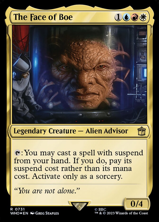 The Face of Boe - Surge Foil