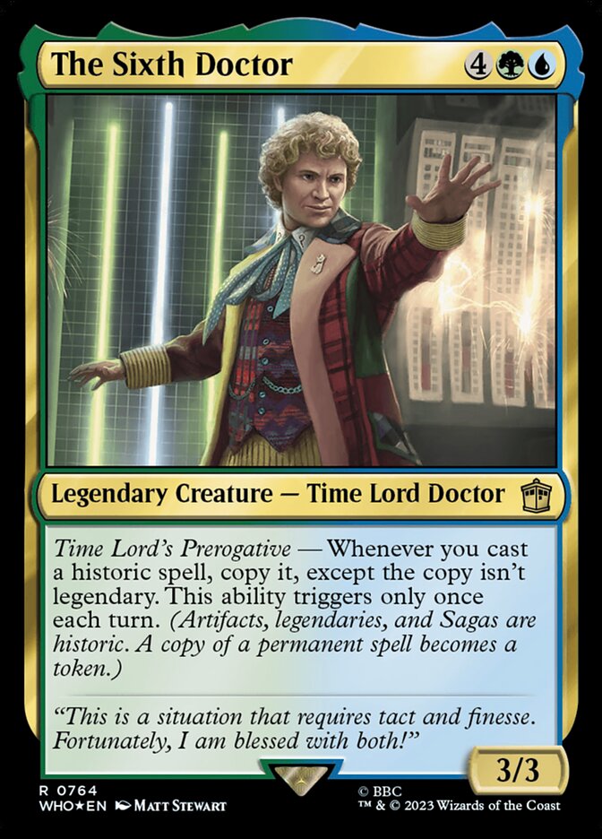 The Sixth Doctor - Surge Foil