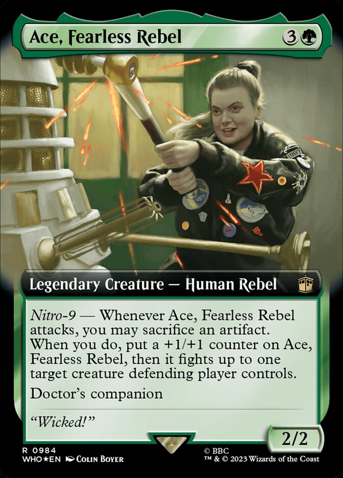 Ace, Fearless Rebel - Surge Foil - Extended Art