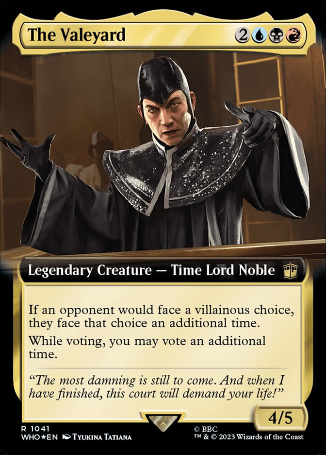 The Valeyard - Surge Foil - Extended Art