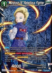 Android 18, Rebellious Fighter - P-524 - PR (Winner-Stamped) (Zenkai Series Tournament Pack Vol.5)