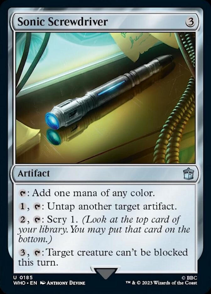 Sonic Screwdriver (0185) - Foil