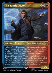 The Tenth Doctor (Display Commander) - Thick Stock - Foil Etched