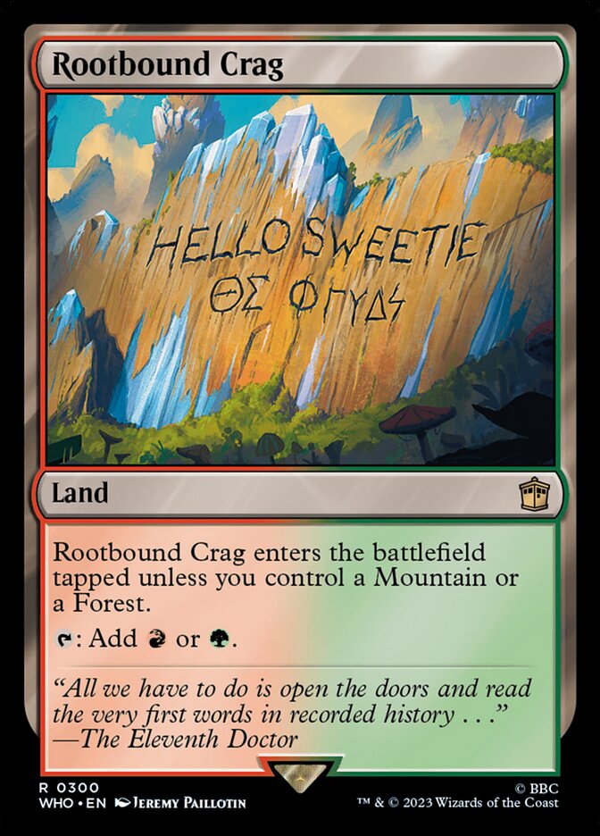 Rootbound Crag - Foil